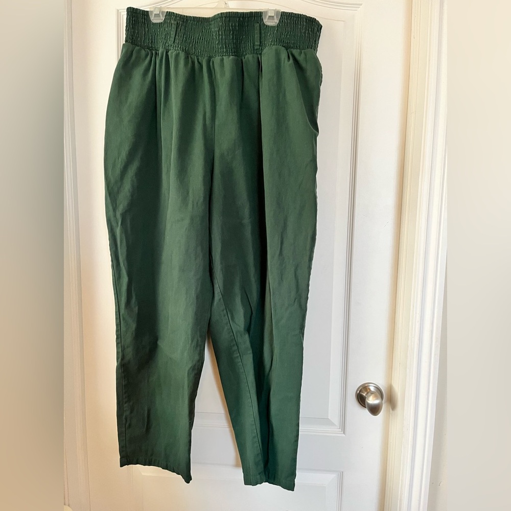 Lucy & Yak Alexa Trousers in Posy Green